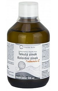 Natural Pharm Tekutý zinok Zn + Vitamín C 300 ml