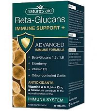 Natures Aid Beta-Glucans Immune support + 30 tabliet