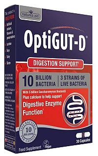 Natures Aid OptiGUT D 10 miliárd baktérii na IBS a kruté hnačky 30 kapsúl