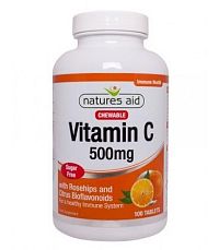 Natures Aid Vitamín C 500 mg mnd 100 ks