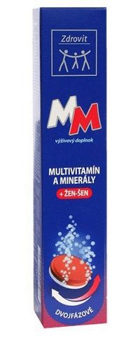 Naturprodukt Zdrovit multiminerál + zen-sen 24 šumivých tabliet