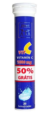 Naturprodukt Zdrovit Vitamín C 1000 mg 20 šumivých tabliet