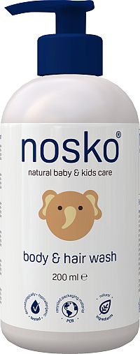 Nosko body & hair wash detský telový a vlasový šampón 200 ml