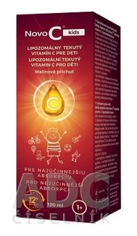 Novo C Kids Lipozomalny Vit. C Malinovy Sirup 120 ml