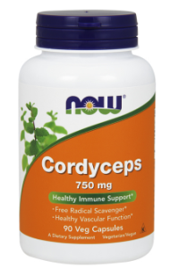 Now Foods Cordyceps 750 mg 90 kapsúl