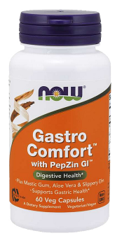 Now Foods Gastro Comfort s PepZin-Gl Zdravé trávenie 60 tabliet