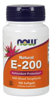 Now Foods Vitamín E 200 IU 100 kapsúl