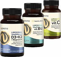 Nupreme Liposomal C + B12 + D3/K2 3 x 30 kapsúl