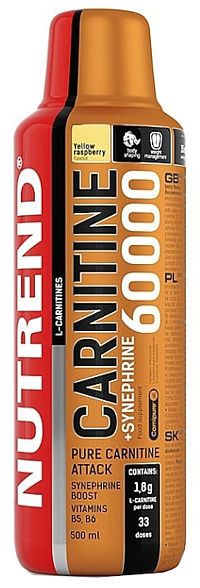 Nutrend Carnitine 60000 + Synephrine 500 ml