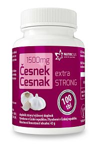 Nutricius Česnek extra strong 1500 mg 100 tabliet