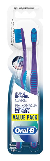 Oral-B Gum & Enamel Care Extra Manuálna Zubná Kefka Soft 2 ks