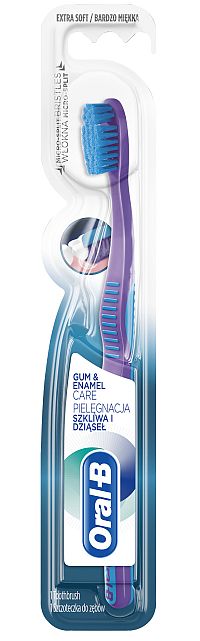 Oral-B Gum & Enamel Care fialová Extra Soft 1 ks