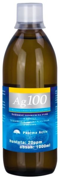 Pharma Activ Koloidné striebro Ag 100 20 ppm 1000 ml