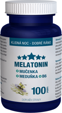 Pharma Activ Melatonín Mučenka Medovka B6 100 tabliet