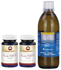 Pharma Activ Reishi FORTE 1000 90 tabliet 1+1 + Ag100 10ppm 500 ml