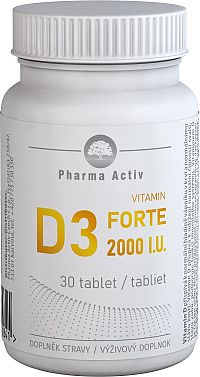 Pharma Activ Vitamín D3 Forte 2000 IU 30 tabliet