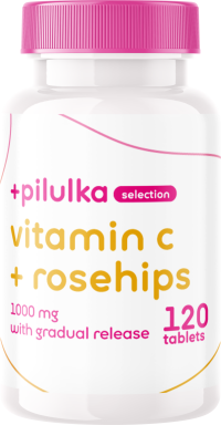 Pilulka Selection Vitamín C 1000 mg so šípkami s postupným uvoľňovaním 120 tabliet