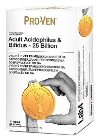 Pro-Ven Adult Acidophilus & Bifidus 25 Billion kapsúl 30 kapsúl