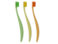 Promis Ekologická zubná kefka set Colour Soft neonový 3 ks