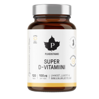 Puhdistamo Super Vitamín D 4000 IU 120 kapsúl