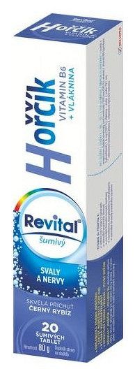 Revital Magnézium+B6 čierna ríbezľa 20 tbl eff