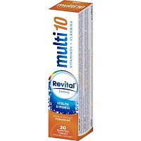 Revital multi 10 vitamínov pomaranč 20 šumivých tabliet