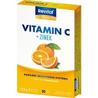 Revital Vitamín C+zinek 30 tabliet
