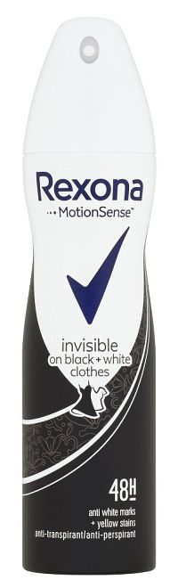 Rexona Invisible Black + White deospray 150 ml