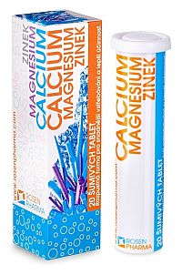 Rosen Calcium Magnesium Zinek 20 šumivých tabliet