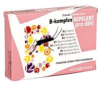 RosenPharma B komplex Repelent pre deti 25 tabliet