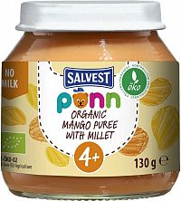 SALVEST Põnn Bio Mangovo-banánové pyré s jáhly 130 g