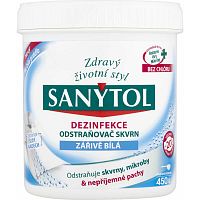 Sanytol dezinfekčný odstraňovač škvŕn Žiarivo biela 450 g