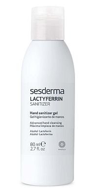 Sesderma LACTYFERRIN SANITIZER Hand Gel dezinfekčný gél na ruky 80 ml