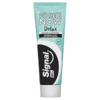 Signal White Now Detox Charcoal bieliaca zubná pasta s aktívnym uhlím 75 ml