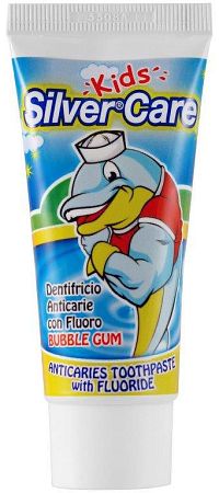 Silver Care Zubná pasta junior Bubble gum 50 ml