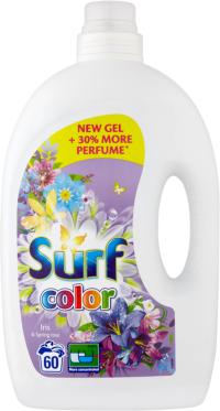 Surf Color Iris & Spring Rose prací gél na farebné prádlo 60 PD 3 l