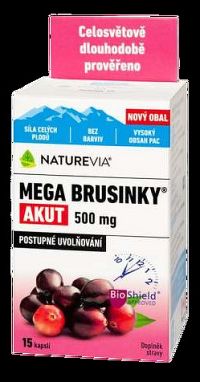 Swiaa Naturevia Mega Brusnice Akut 500 mg 15 kapsúl