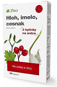 Swiss Caps Liftea Hloh Jmelí Česnek 30 tabliet