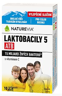 Swiss NatureVia Laktobacily 5 ATB 10 kapsúl