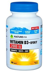 Swiss NatureVia Vitamin D3 Efekt 2000IU 90 tabliet