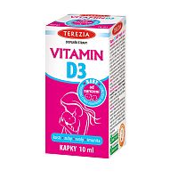 Terezia Vitamin D3 Baby od 1.měsíce 400 IU 10 ml