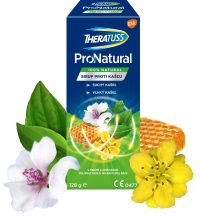 THERATUSS ProNatural sirup na suchý a vlhký kašeľ, s odmerkou 128 g