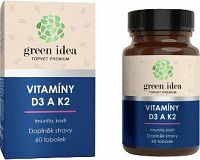 Topvet Vitamíny D3 a K2 60 ks