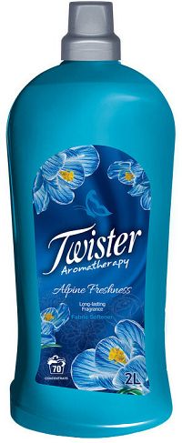 Twister avivážní prípravok na zmäkčenie a prevoňanie bielizne Alpská sviežosť 70 PD 2 l