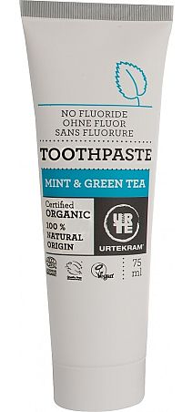 Urtekram Zubná pasta zelený čaj a mäta BIO VEG 75 ml