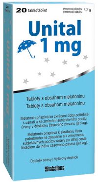 Vitabalans Unital 1 mg tabliet 20 ks