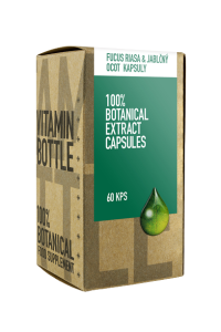 Vitamin-Bottle Fucus řasa a jablečný ocet 60 kapsúl