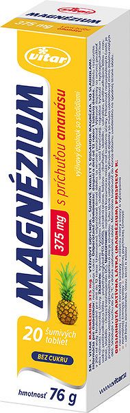 Vitar Magnézium 375 mg tbl eff 20 ks