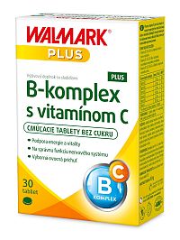 Walmark B-komplex PLUS s vitamínom C tbl cmúľacie inovovaný obal 2018 30 ks