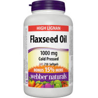 Webber Naturals Ľanový olej tablety 1 000 mg 210 tabliet